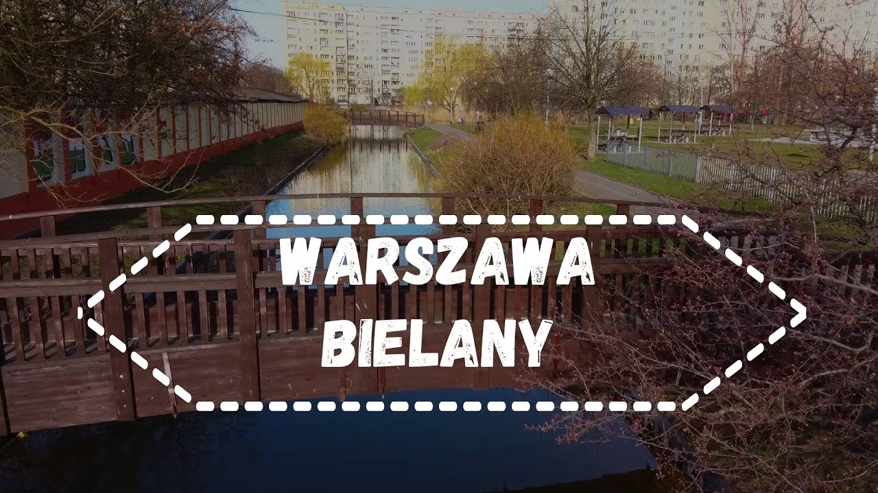 Warszawa Bielany, osiedle Wawrzyszew, stawy Brustmana. 1080p