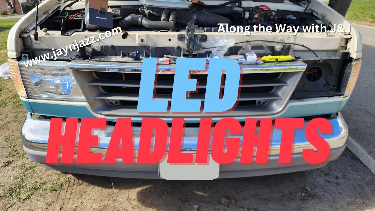 Motorhome LED Headlight Upgrade - 🚐 💡 - LED Conversion - #RVDIY #motorhome