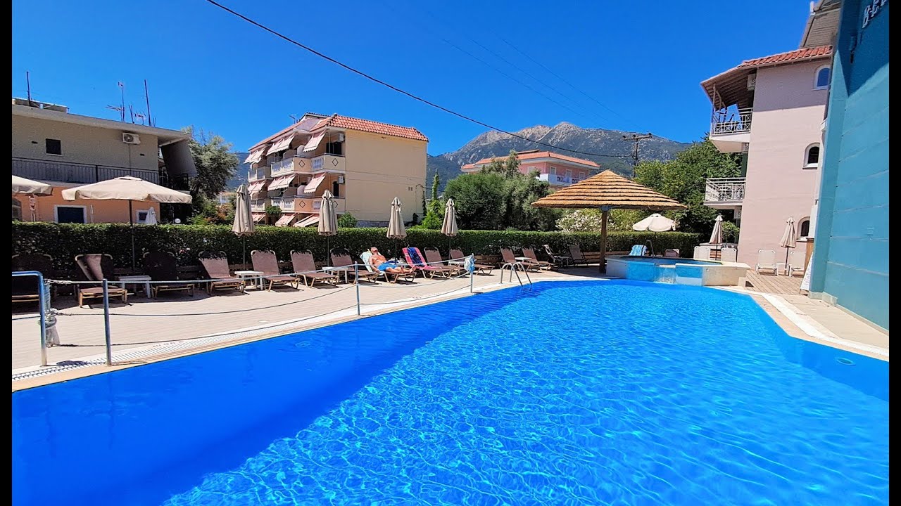 Bel Air hotel in Nidri, Lefkas (Nydri, Lefkada), Greece, during June and July 2025.