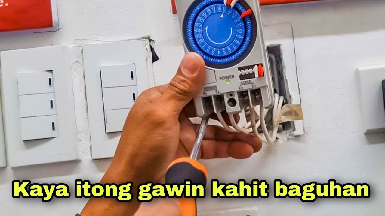 Paano mag install ng timer switch | Pinoy Electrical Warrior
