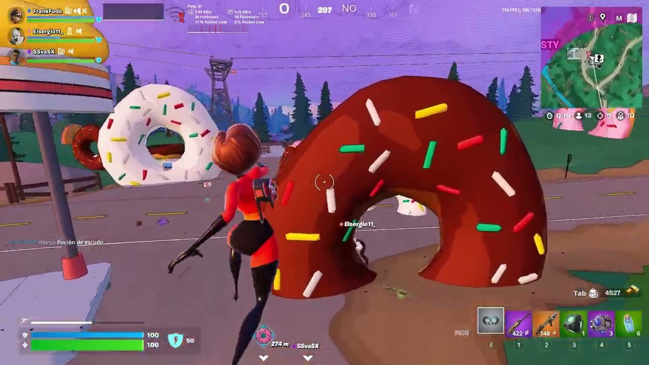 Partida de fortnite con basti y zerito