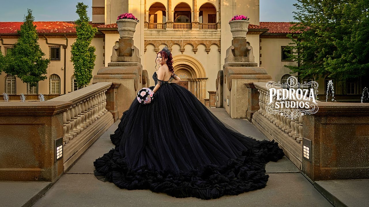 ✨ Danna’s Quinceañera — A Royal Transformation in Black Elegance 👑🖤 | Cinematic XV Photoshoot