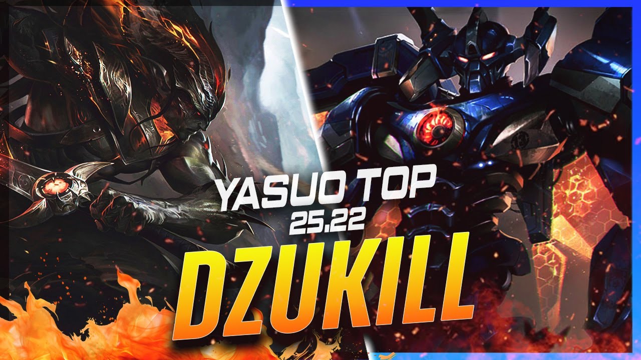 Dzukill - Yasuo vs Aatrox TOP Patch 25.22 - Yasuo Gameplay