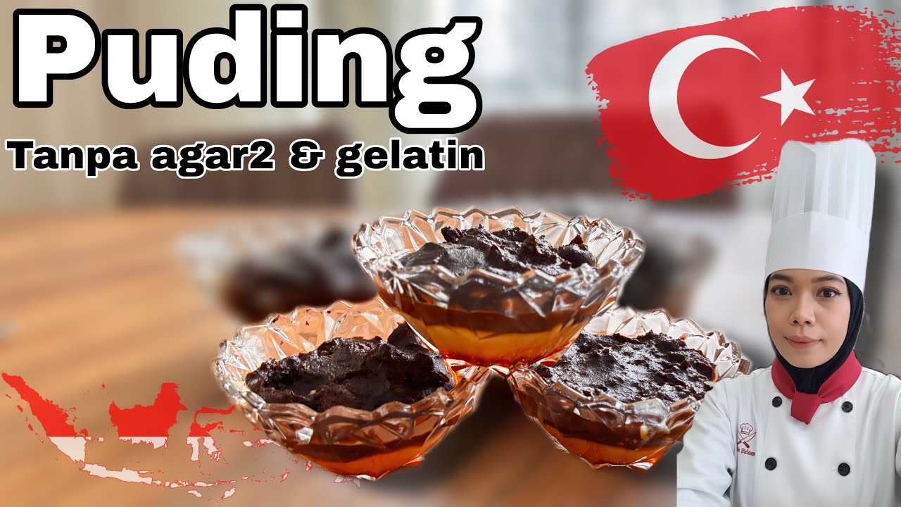 Buat puding tanpa agar2 ataupun gelatin cuma pakai bahan ini aja