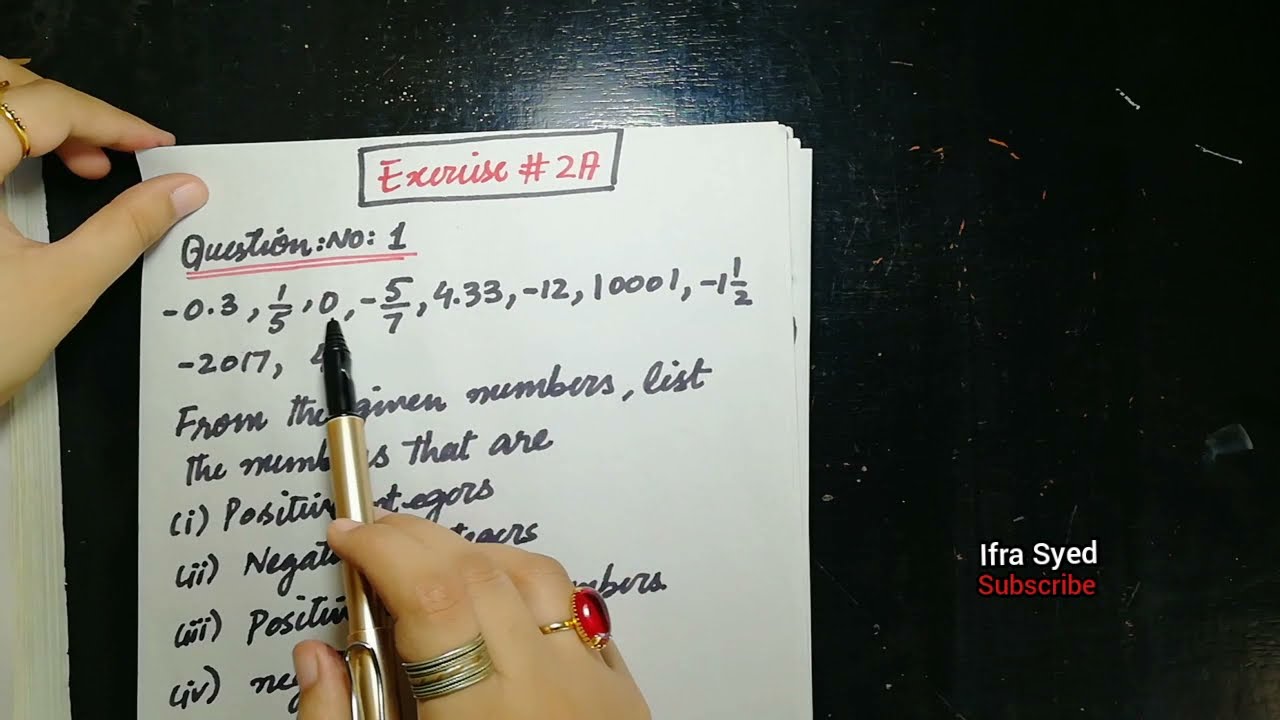 Mathematics Book 1 (D1) |  7th Edition | Exercise # 2 A | Q # 1 to 3 | Ifra Syed | in Urdu\Hindi