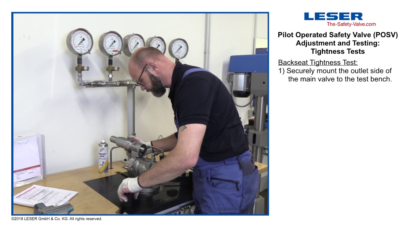 7. POSV - Adjustments and Tests Tightness
