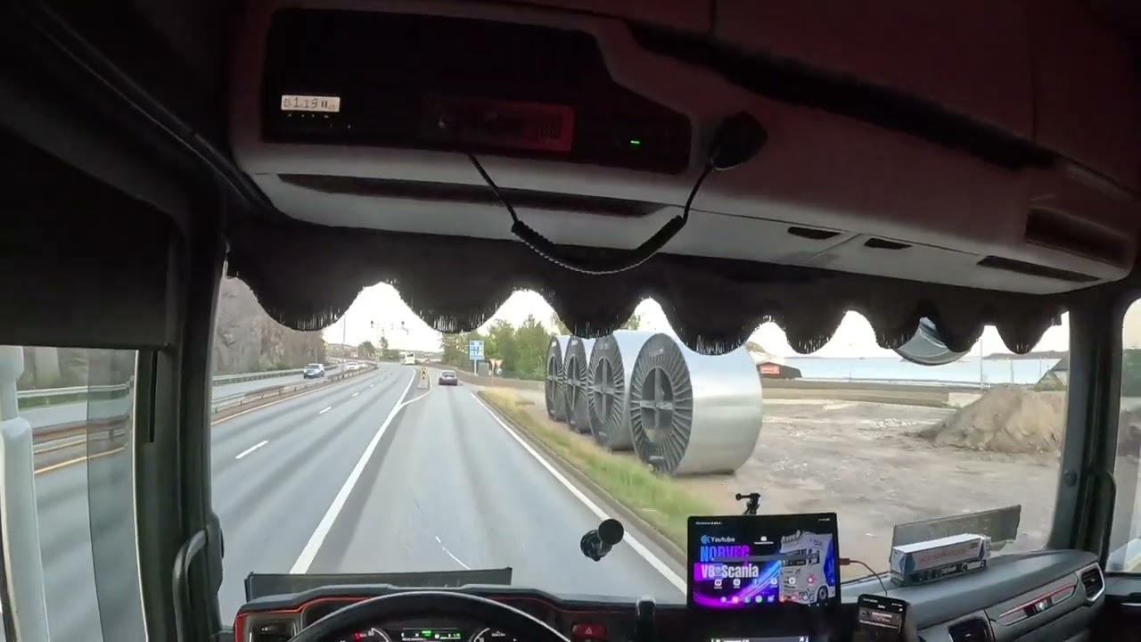 Tır'la uzun yolculuk/istikamet Danimarka Almanya/V8 Scania