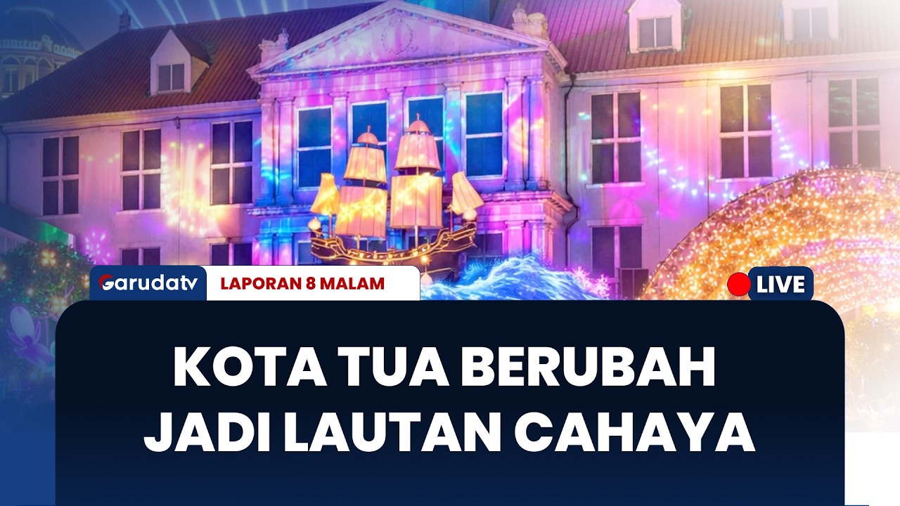 Jakarta Light Festival, Ada Video Mapping Hingga Band Papan Atas |  LAPORAN 8 MALAM