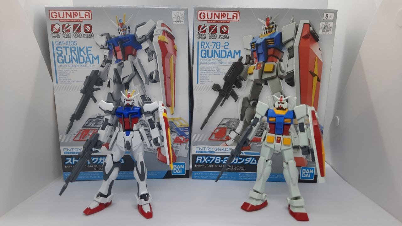 WHY you should BUY the Entry Grade: RX 78-2 & Strike Gundam 