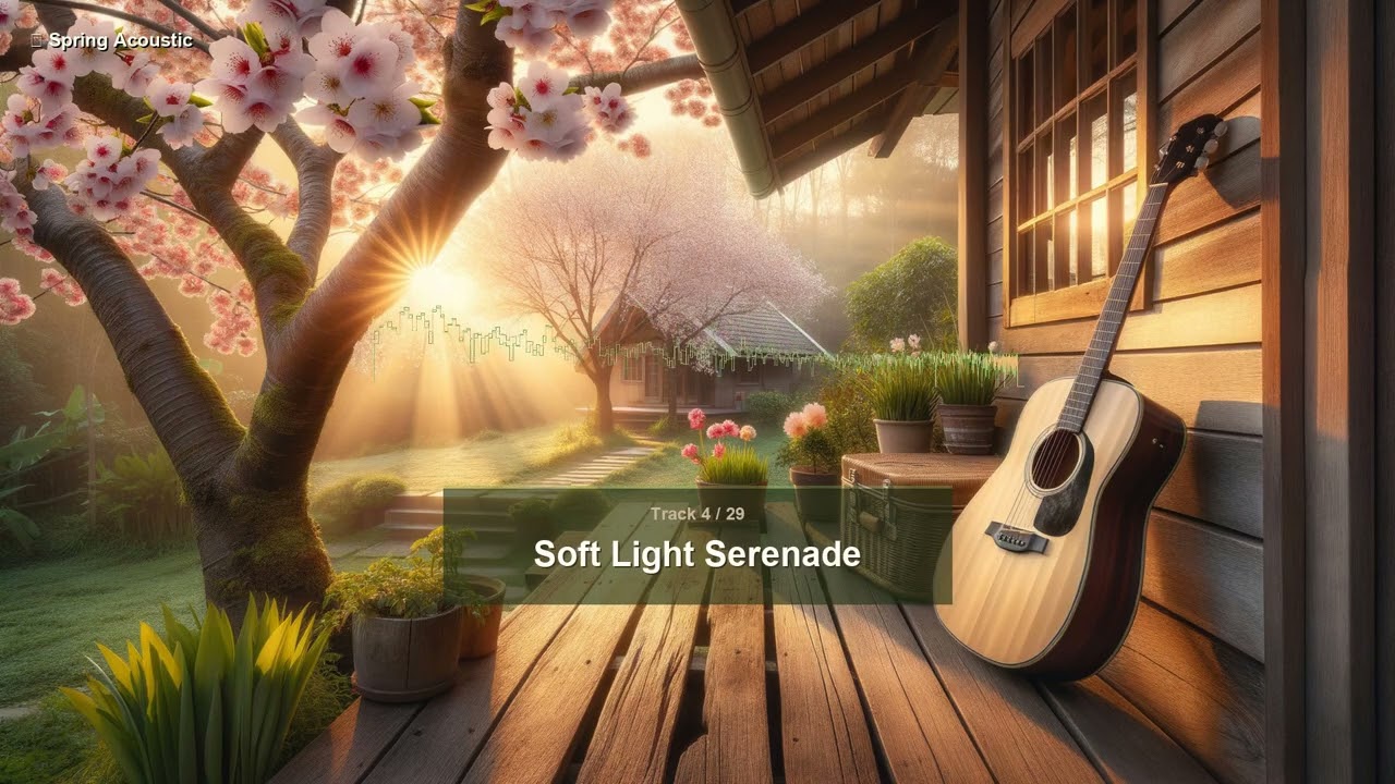Spring Morning Acoustic Guitar | 봄 아침 어쿠스틱 기타 🎸🌼 Relaxing Music for Your Day