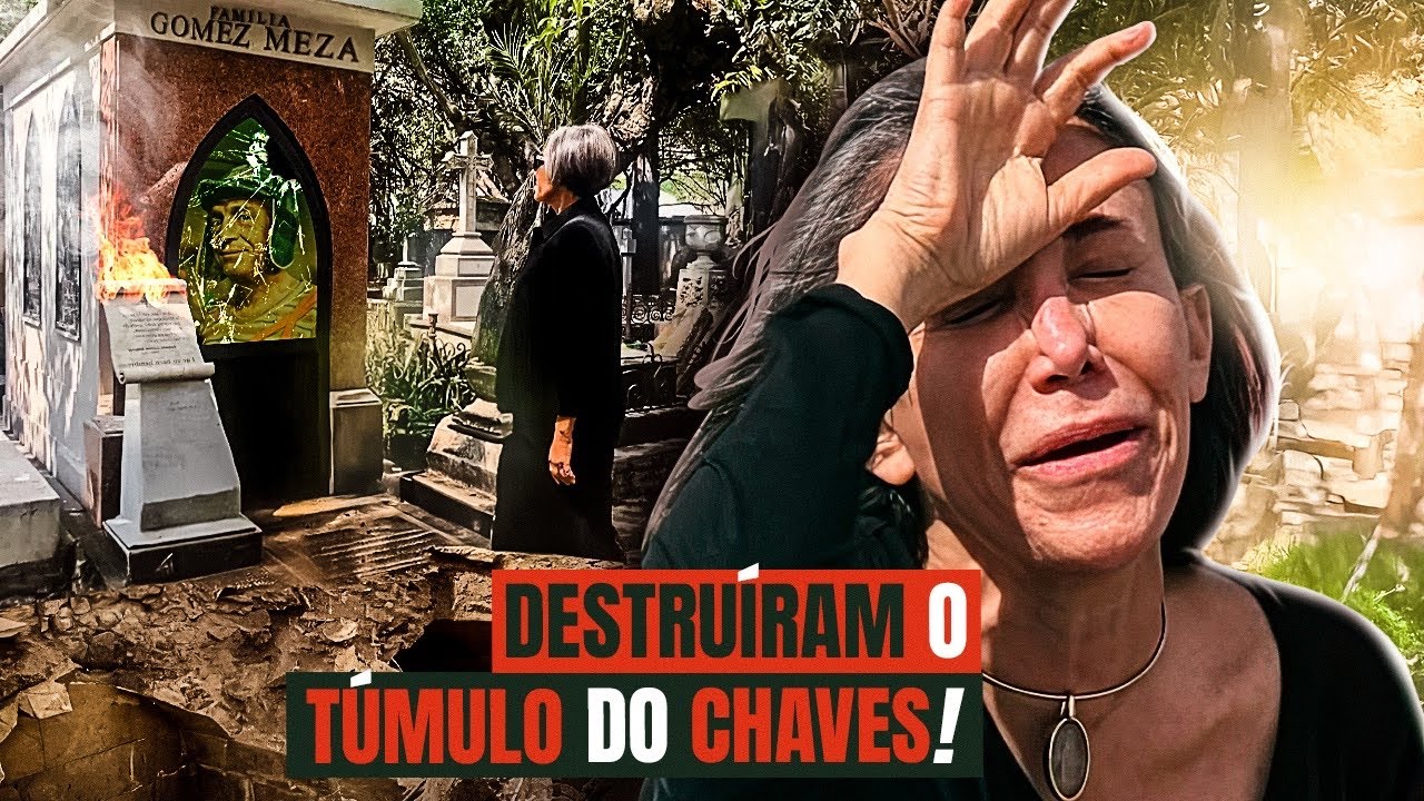 DESTRU&Iacute;RAM O T&Uacute;MULO DO CHAVES, FLORINDA SE DESESPERA