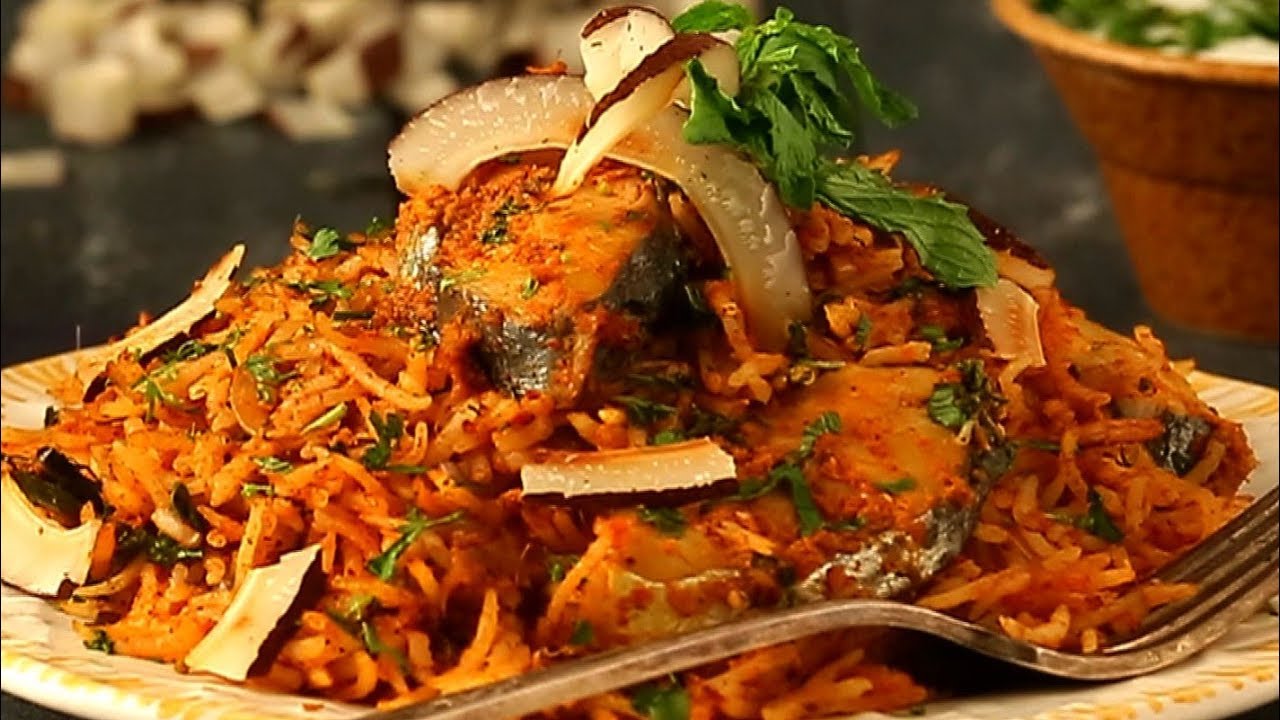 Easy Fish Biryani Recipe | Surmai Biryani by Preetha | मछली बिरयानी | Indian Rice