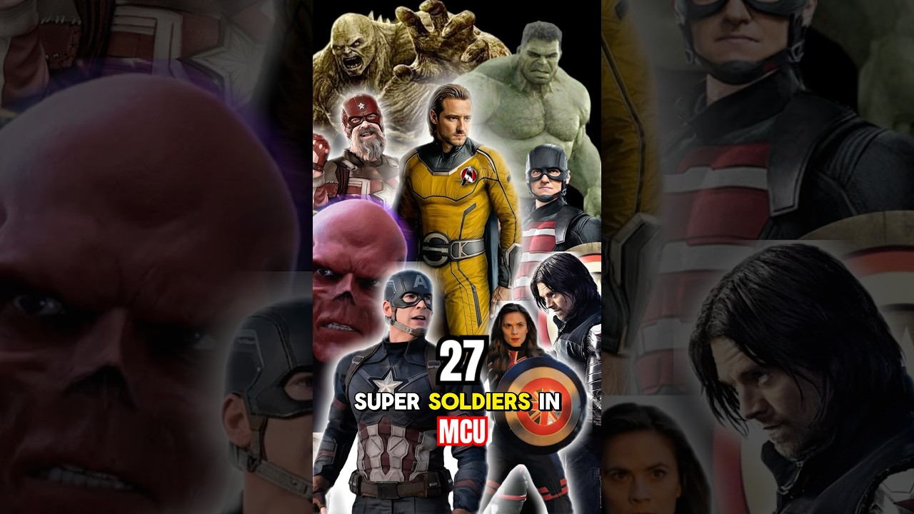 All 27 Super Soldiers in MCU. And What kind of Serum did they took? #marvel #mcu #captainamerica