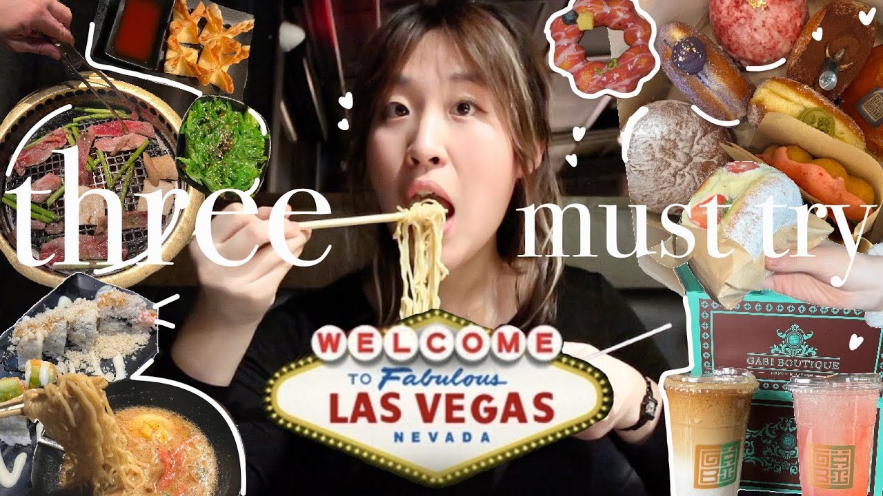 3 UNIQUE MUST-TRY NOMS in LAS VEGAS 🍱 what I eat in a weekend vlog ✌🏻
