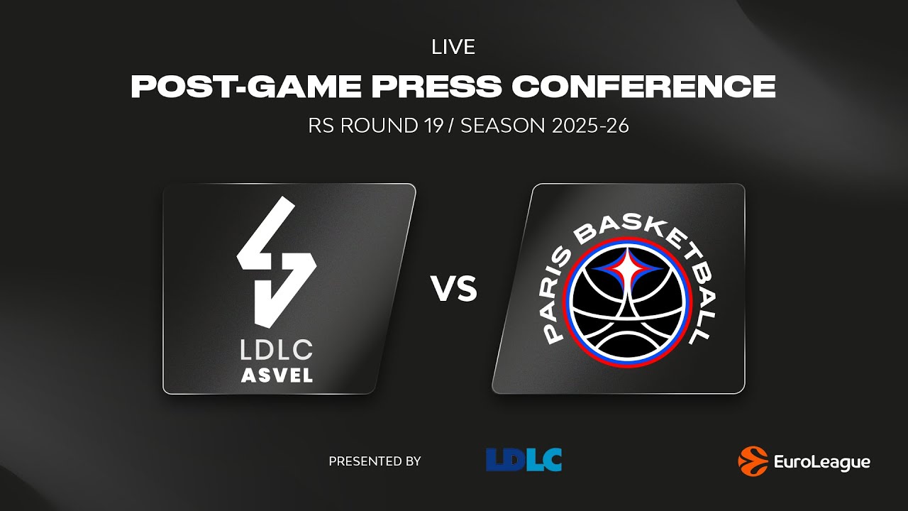 Press conference LDLC ASVEL vs Paris