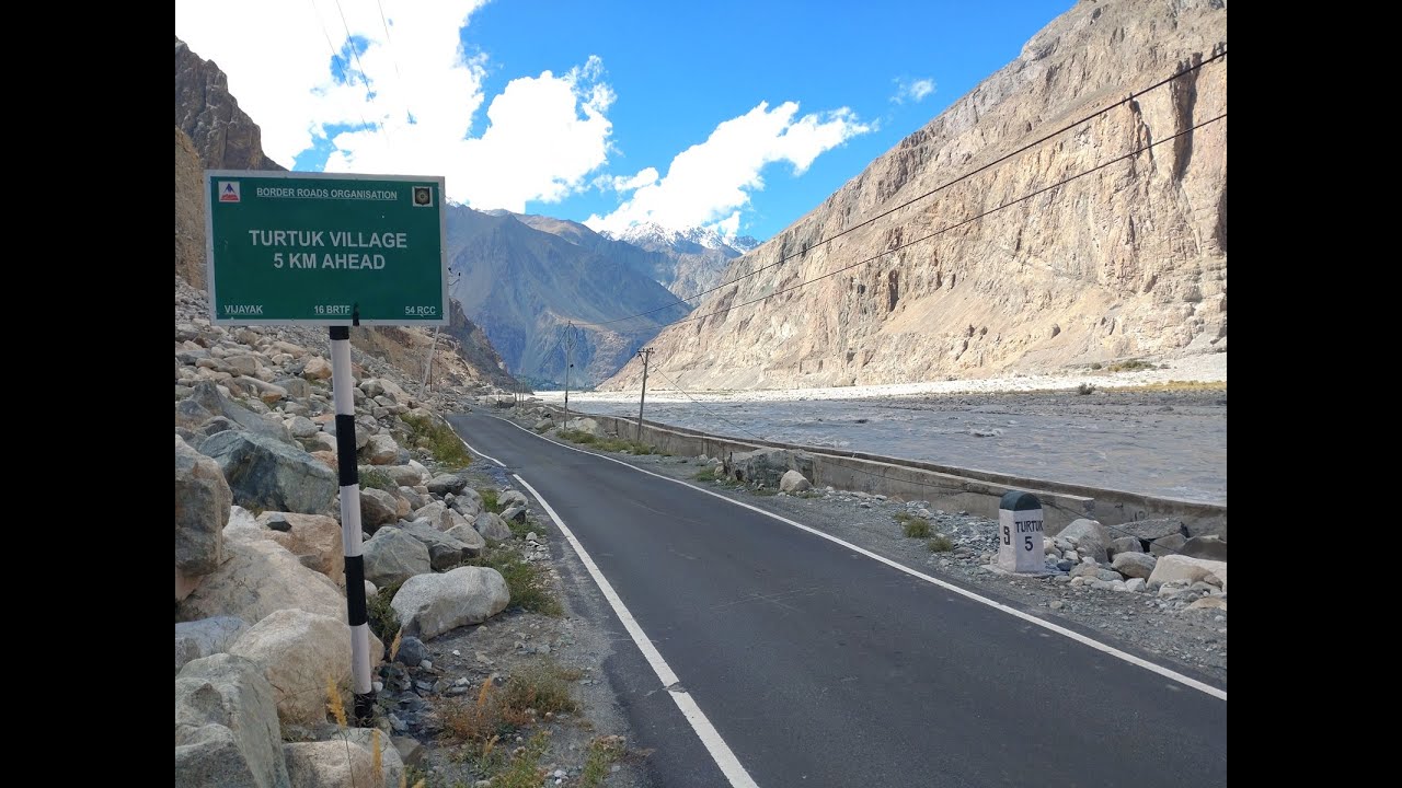 Day 10 Hunder to Turtuk and Tyakshi - A Motorcycle Adventure on a Himalayan 450 in the Himalayas.