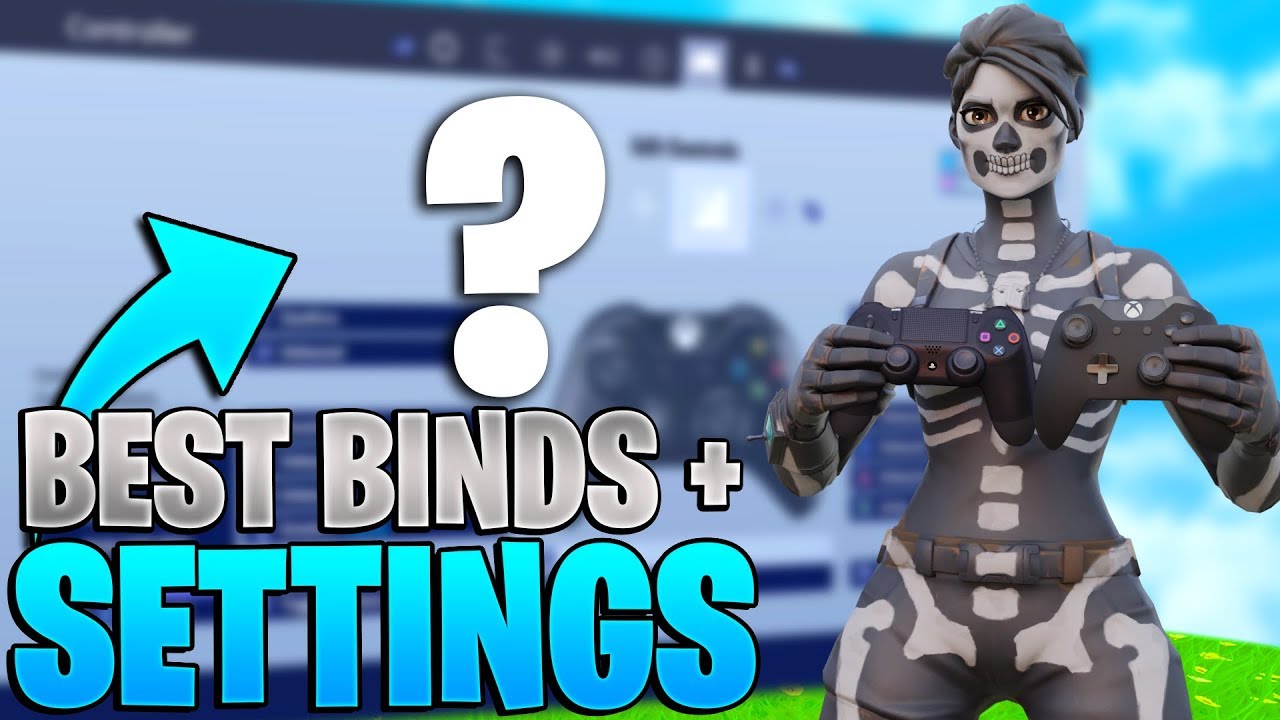 BEST Controller Fortnite CUSTOM BINDS + SETTINGS! (Fortnite Season 11 - PS4 + Xbox)