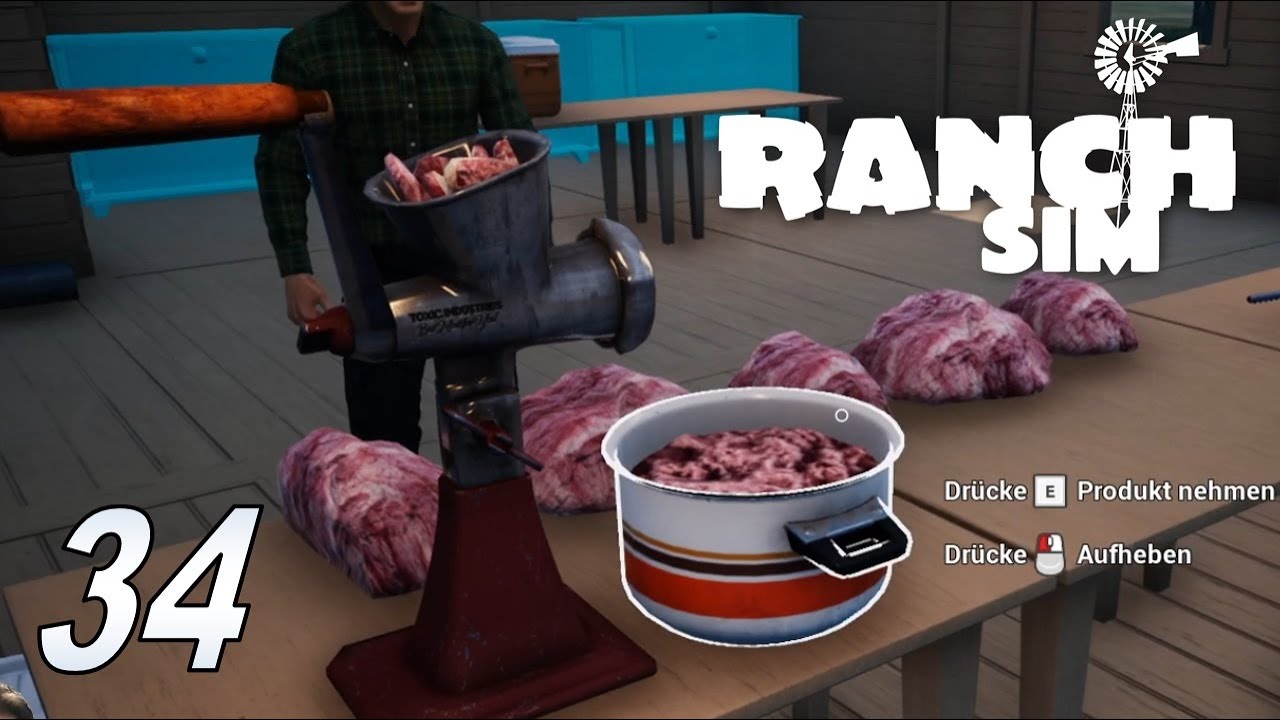 RANCH SIMULATOR #S2#34 Schweinefleisch Kochwurst oder Wurst #Ranch Sim #gameplay #deutsch