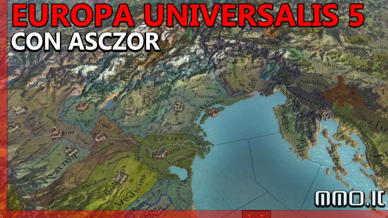 EUROPA UNIVERSALIS 5 gameplay ITA con Asczor - &Egrave; IL MIGLIOR GRAND STRATEGY DI SEMPRE?