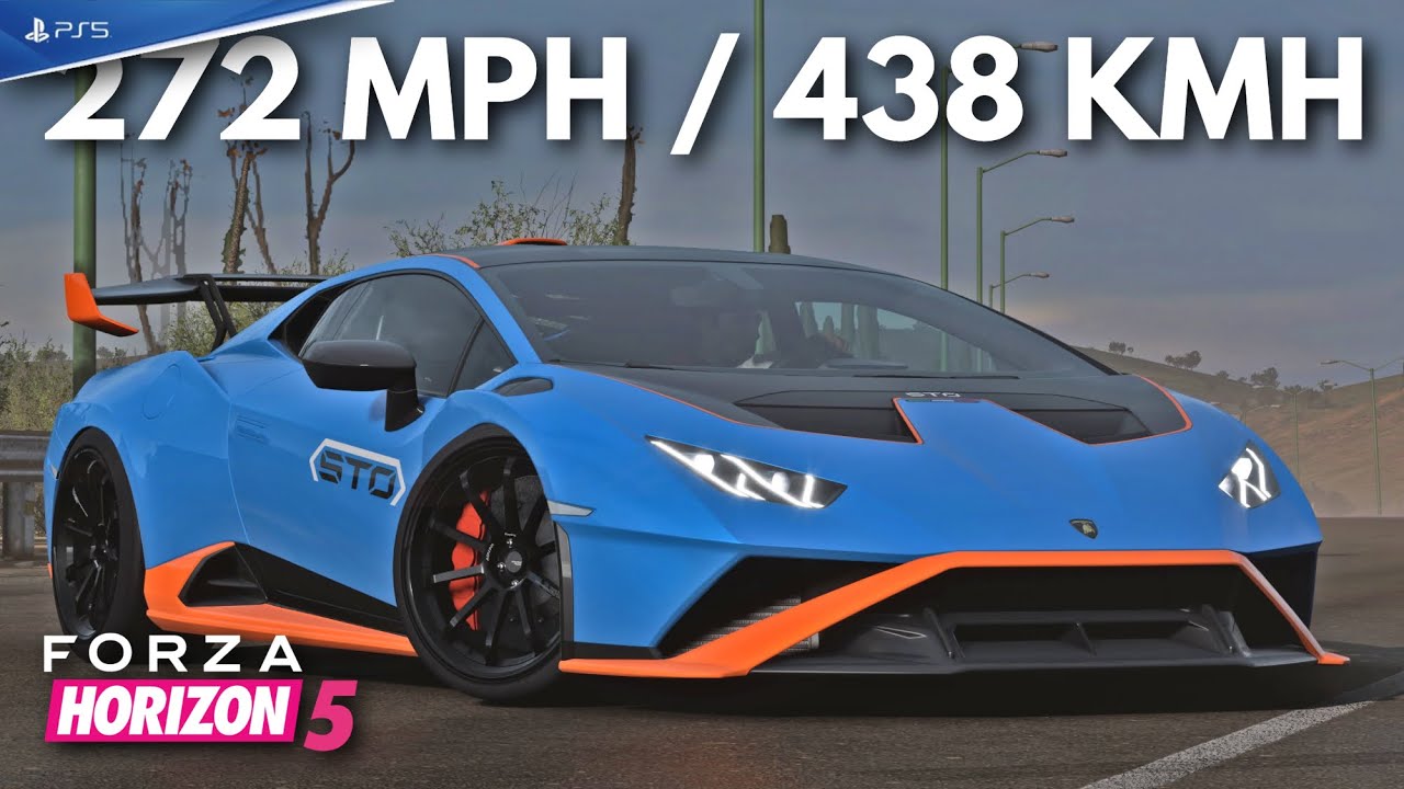 Форза Горизонт 5 | 272 миль в час (438 км/ч) Lamborghini Huracan STO Настройка настройки | ФХ5 на...