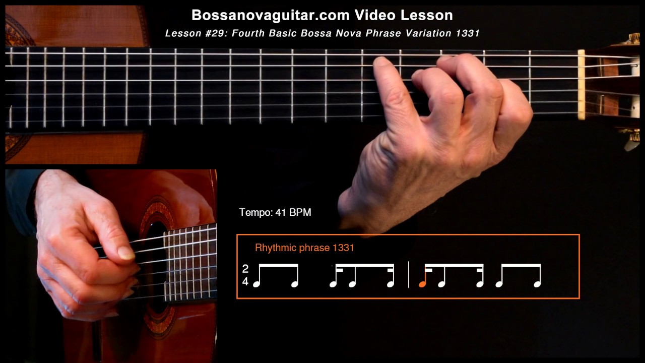 Pra Que Discutir com Madame - Bossa Nova Guitar Lesson #29: Fourth Basic Phrase Variation 1331