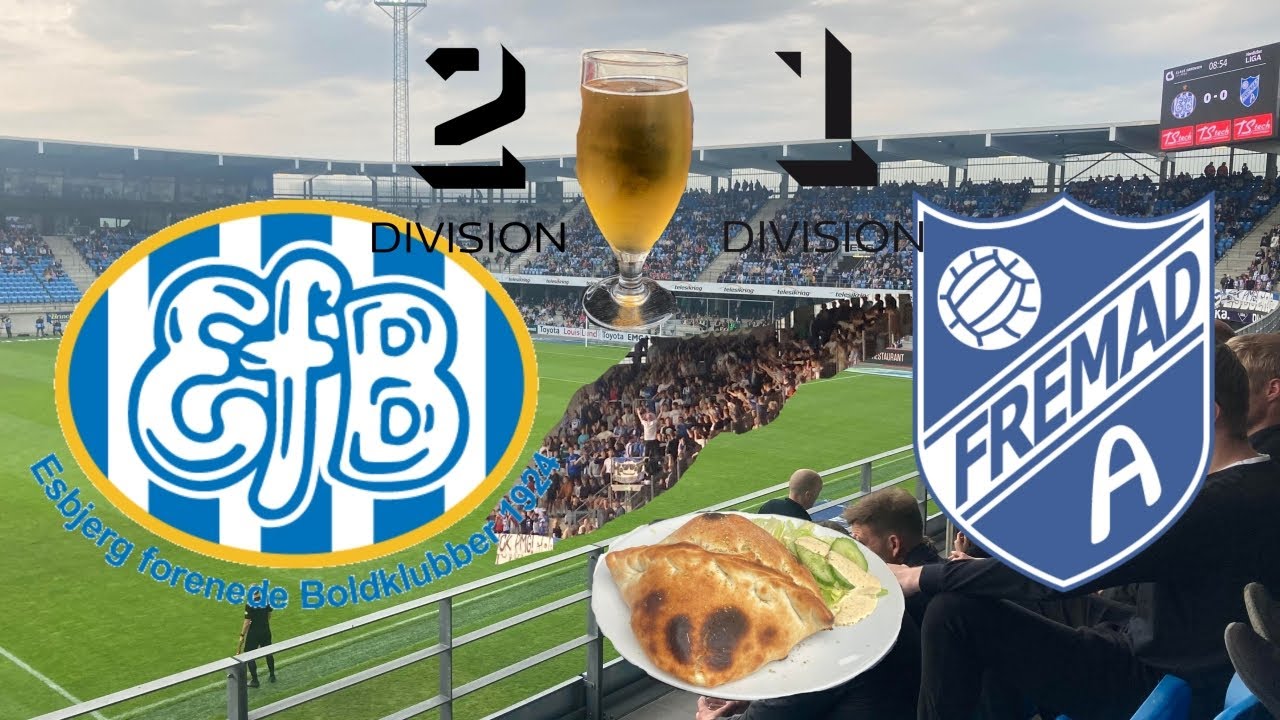 Drama til sidste sekund i Esbjerg hvor Esbjerg kæmpede for overlevelse. Esbjerg FB Fremad Amager