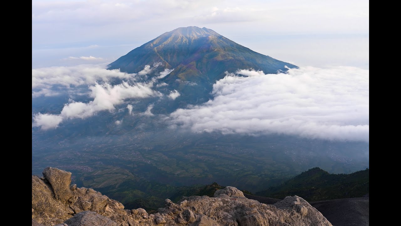 Mt. Merbabu - Best Place to View Mt. Merapi