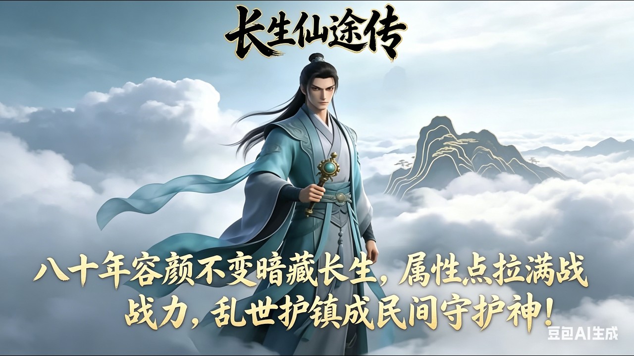 小镇隐居八十年容颜不老，每年一点属性点，乱世斩寇成人间守护神！#tanglingling