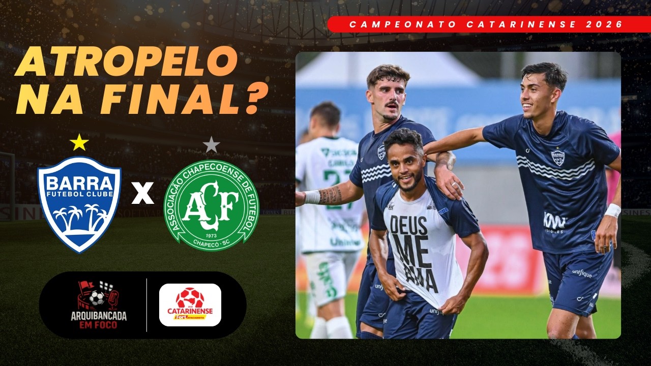 O QUE A TV NÃO MOSTROU em Barra x Chapecoense na Final do Catarinense!