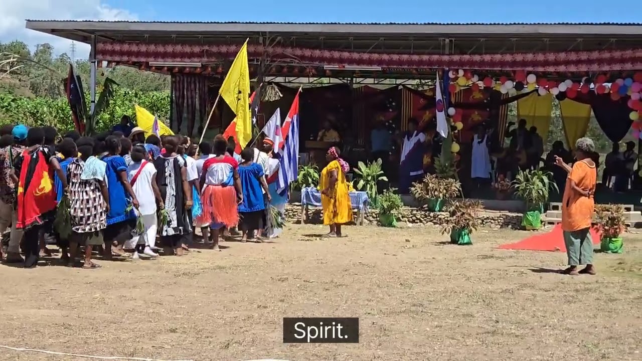Mount Zion Youths Presentation to Nasional Leadership 