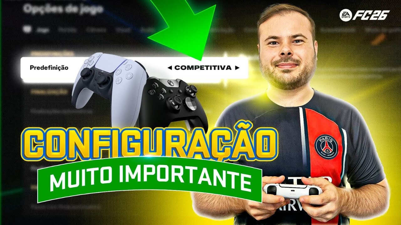 FC 26 | 🎮 Faça a MELHOR CONFIGURAÇÃO DE CONTROLE e APRIMORE sua gameplay no EA FC 26!