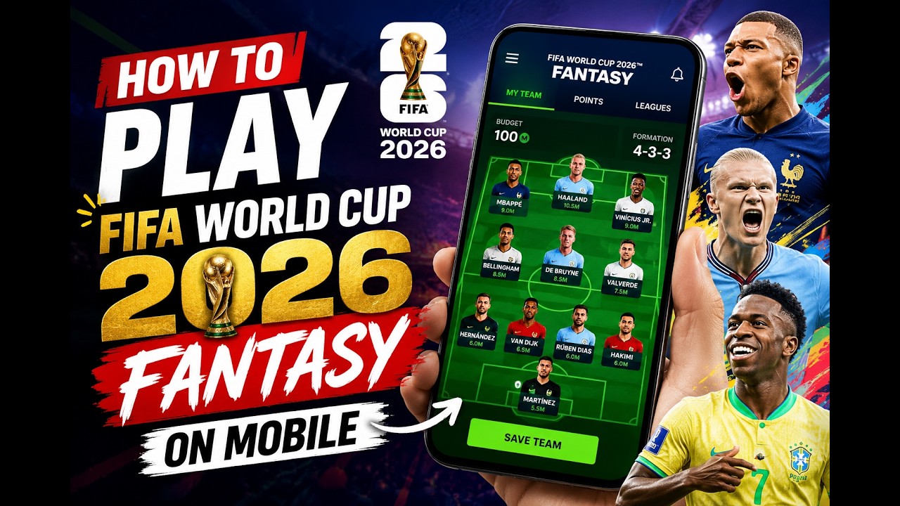 How to Play FIFA World Cup 2026 Fantasy on Mobile (Beginner&rsquo;s Guide) 🌍📱