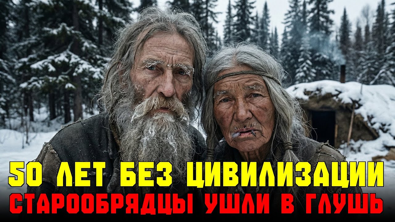 СТАРООБРЯДЦЫ: 50 ЛЕТ В ТАЙГЕ! Пара ушла от мира ради веры и прожила всю жизнь в землянке