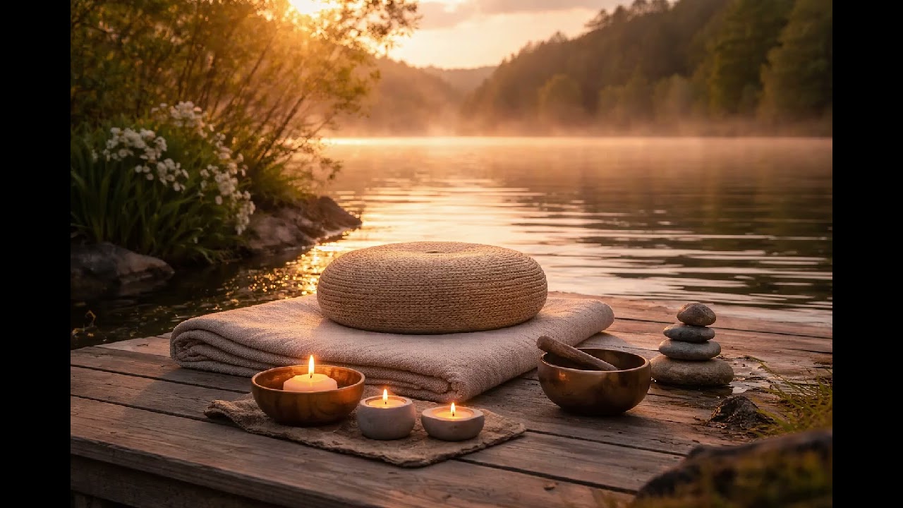 3 Hours Peaceful Meditation Music with Water Sounds | Relax & Focus (No Ads)