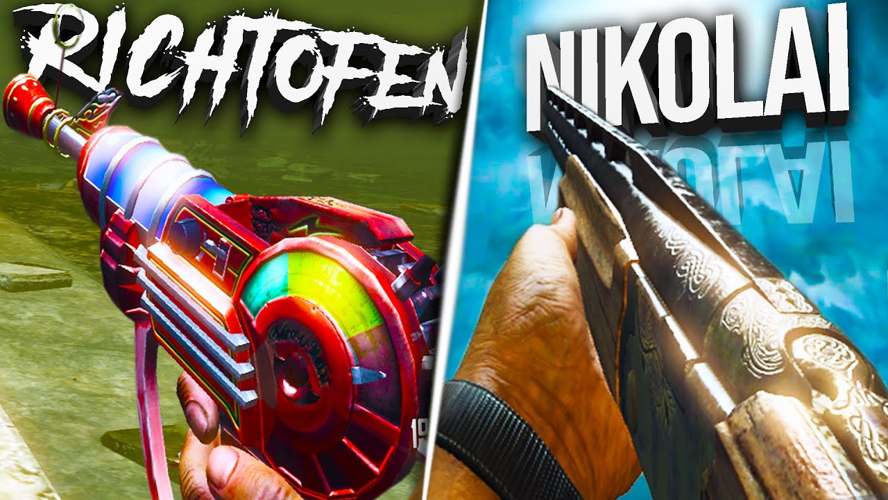 ARM4S FAVORITAS de todos los PERSONAJES de COD ZOMBIES y PORQUE? | WaW, BO1, BO2, BO3