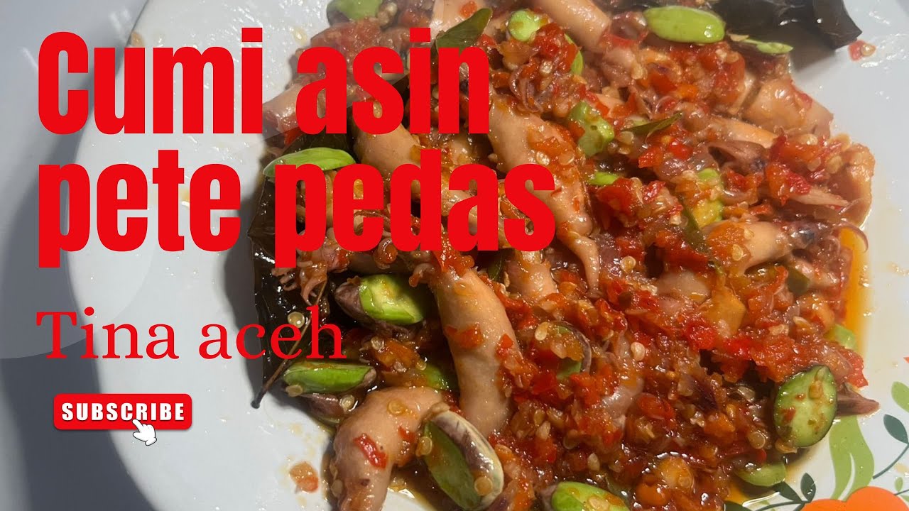 Cumi asin pete gurih pedas, rasa nya benar2 Enak