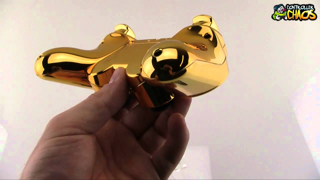 PS3 Gold Chrome Edition - Modded Controllers - MW3 - Controller Chaos