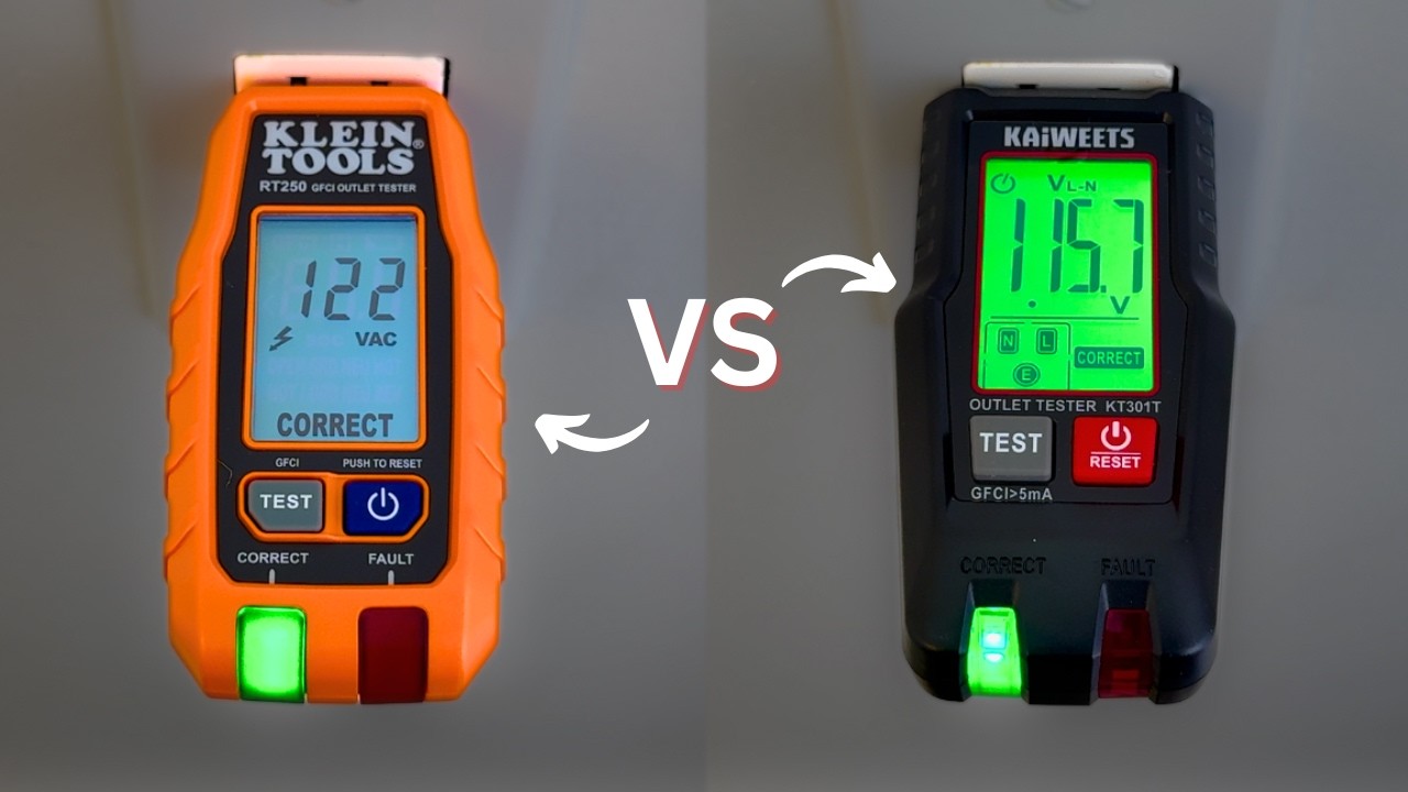 Klein Tools vs KAIWEETS GFCI Outlet Testers: Which One is Better for You? | DIY Tool Reviews