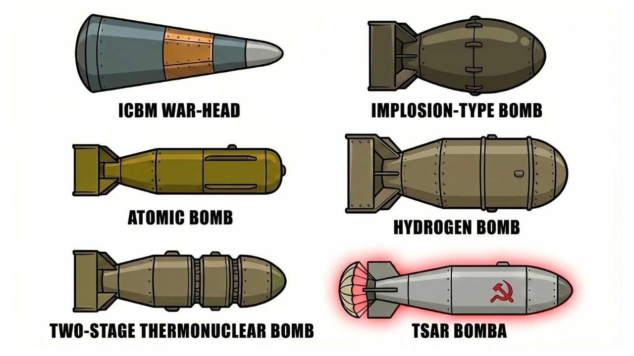 Every Version of a Nuclear Weapon Explained