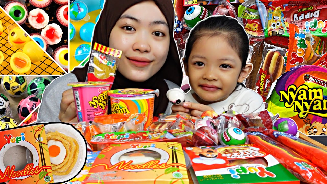 AGAIN GUMMY YUPI with GUMMY EYEBALLS CACA SUKA SANGAT ‼️ #mukbangmalaysia #eatingshow #gummy #viral