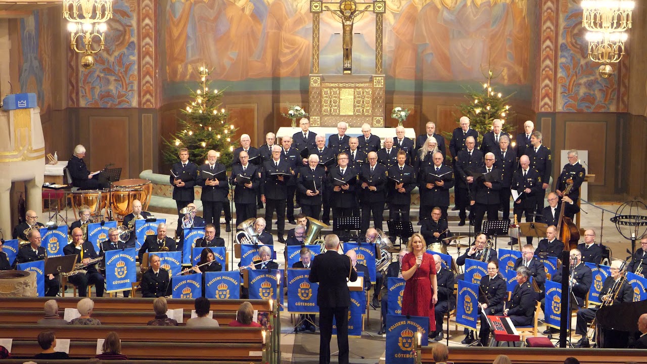 Polisens Julkonsert Vasakyrkan 19 dec 2021.