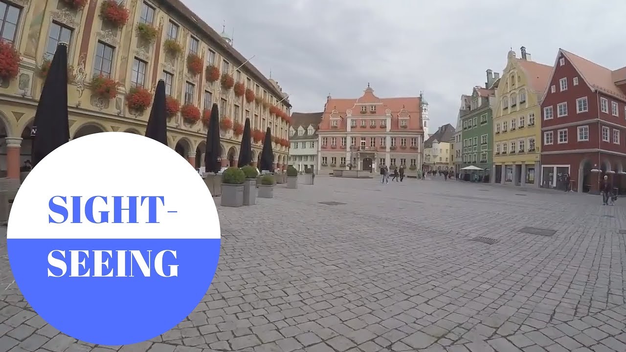Sightseeing in Memmingen in GERMANY