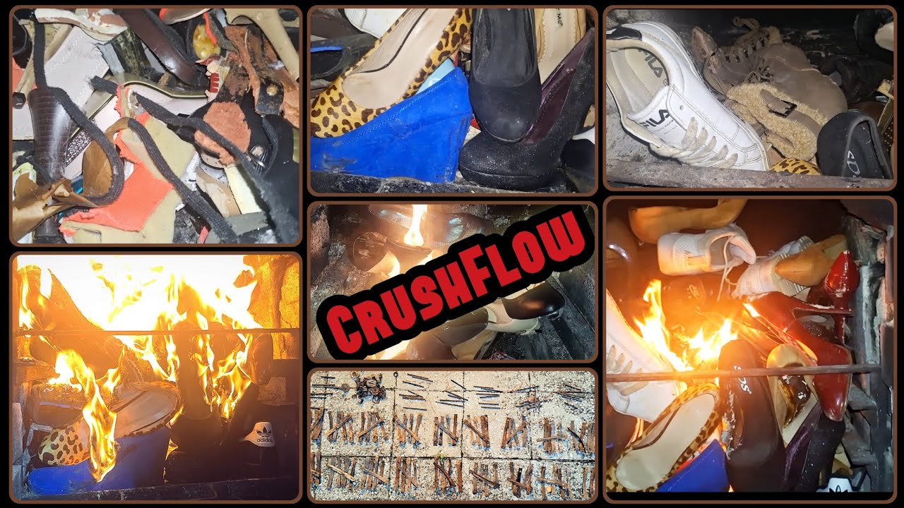 Burning the trashed Shoes