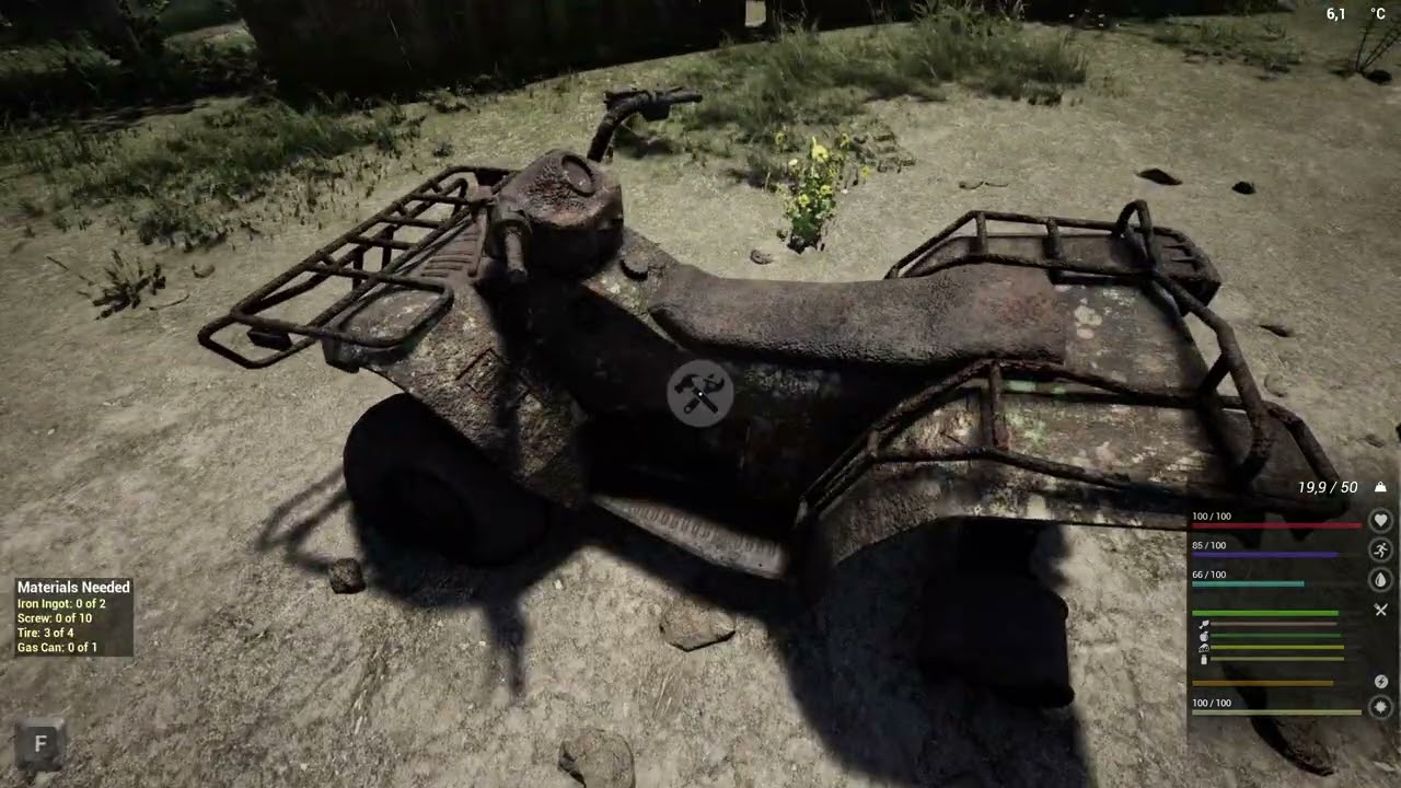 The Infected - S01E01 - Day 1, fixing the ATV.