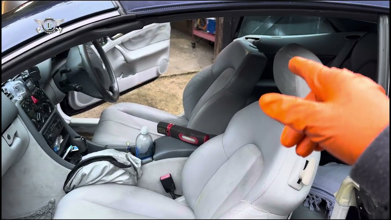 Mercedes CLK w208 seat not going up fixed faulty electric switch removal replacement #w208 #clk
