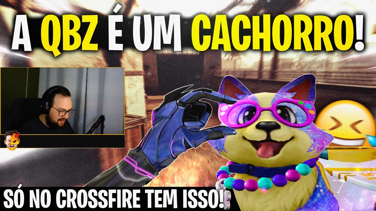 JOGUEI COM A QBZ CACHORRO – SÓ O CROSSFIRE PRA TER UMA ARMA ASSIM! 😂