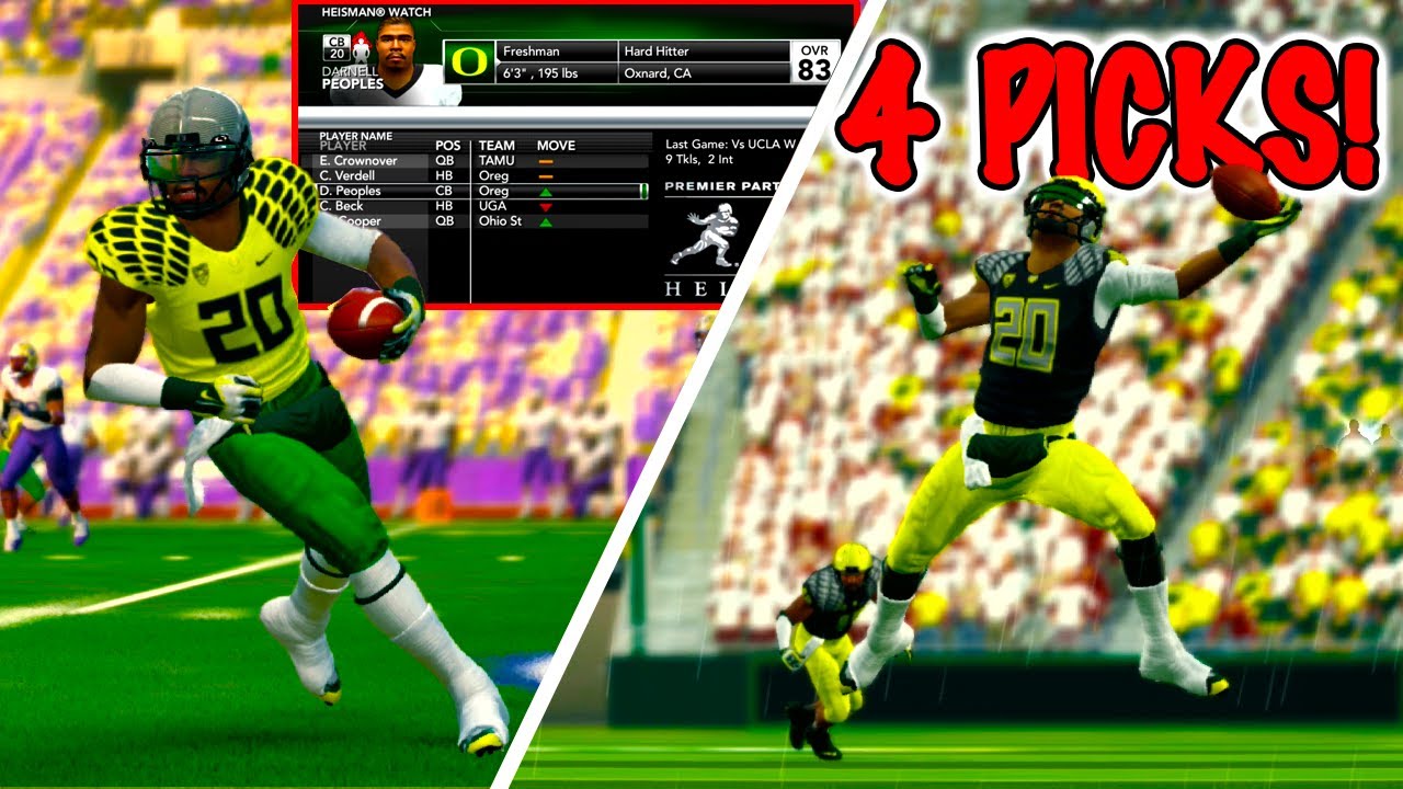 Золотой ребёнок: Дарнелл становится фаворитом Хайсмана! + 4 выбора | NCAA 14 CB RTG