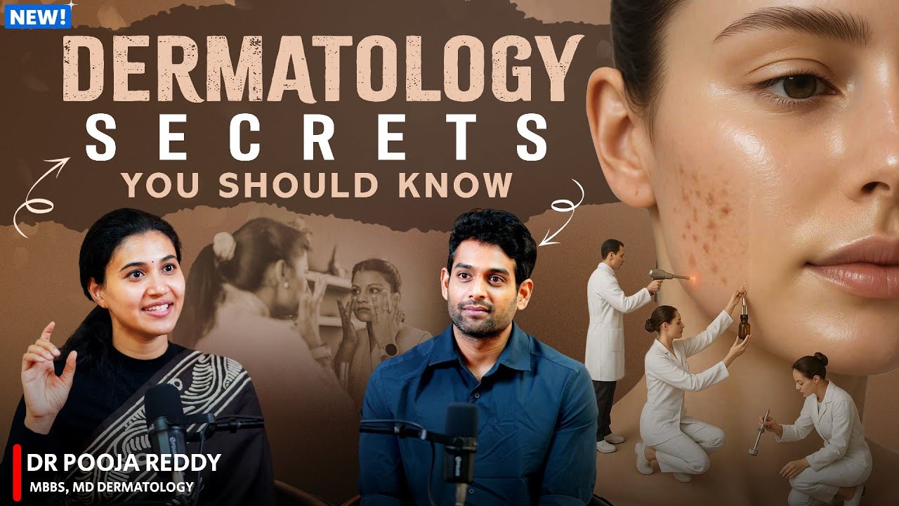Dermatology Secrets You Should Know: Dermatologist @DrPoojaReddy Explains | Sudheer Talks