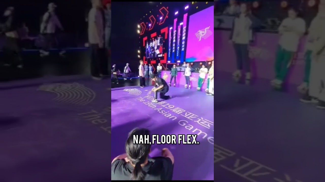 Being in an Olympic stage hits different #olympics #breakdance #bboy #dancestyle
