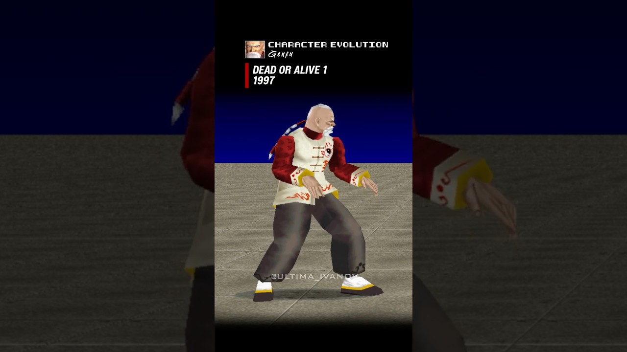 Evolution of Genfu (1997-2012) | DOA1 ➡️ DOA5